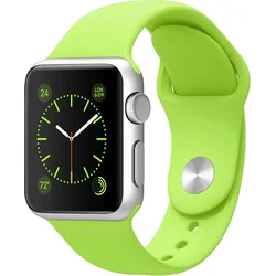 Tactical Silikonový Pásek pro Apple Watch 1/2/3 42mm Green - zelený