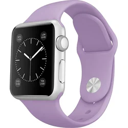 Tactical silikonový řemínek pro Apple Watch 1/2/3 38mm Light Purple - světle fialový