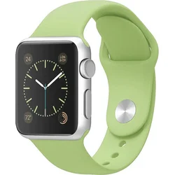 Tactical silikonový řemínek pro Apple Watch 4 40mm Light Green - světle zelený