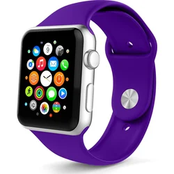 Tactical silikonový řemínek pro Apple Watch 4 44mm Purple - fialový