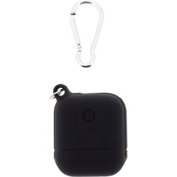 Tactical Smooth Silikonové Pouzdro vč. Karabiny pro Apple Airpods Black - černý