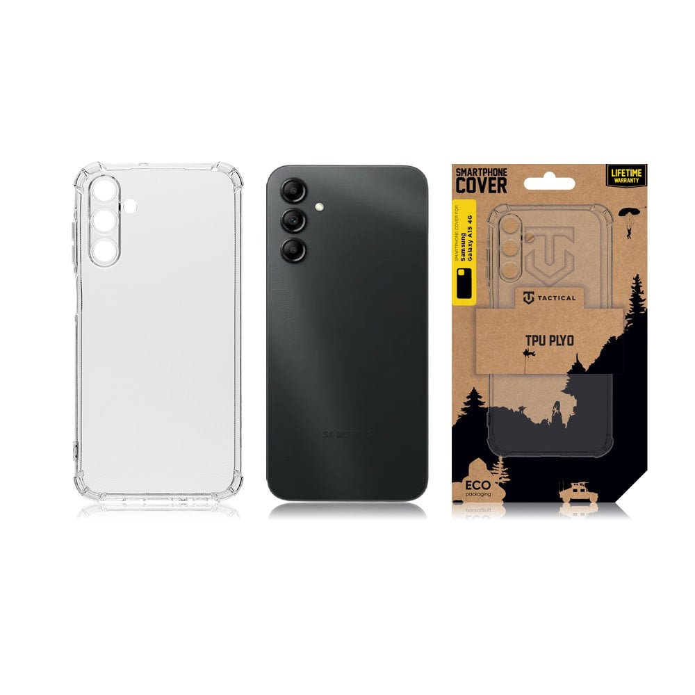 Tactical TPU Plyo Kryt pro Samsung Galaxy A15 4G Transparent