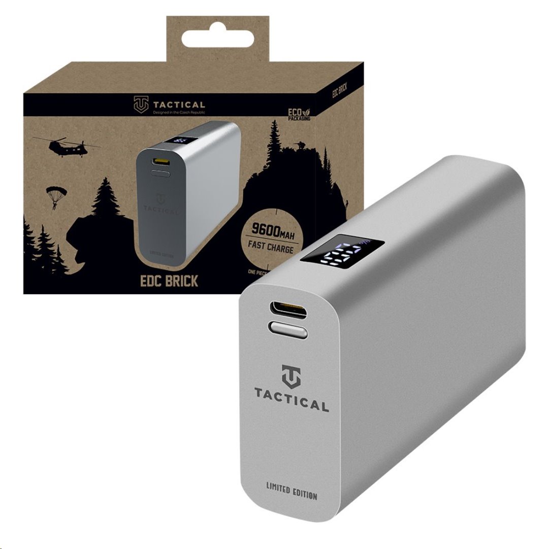 Taktická EDC tehla 9600mAh Raw