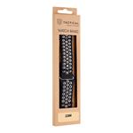 Taktické 840 Dvojitý silikónový remienok 22 mm čierna/biela