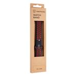 Taktický 711 Dvojitý silikónový remienok 22 mm čierny/červený