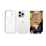 Taktický kryt MagForce pre Apple iPhone 15 Pro Transparent