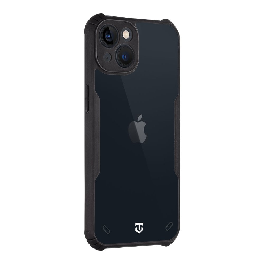 Taktický kryt Quantum Stealth pre Apple iPhone 13 číry/čierny