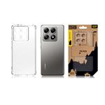 Taktický kryt TPU Plyo pre Xiaomi 14T Pro Transparent