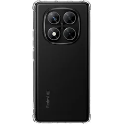 Taktický kryt TPU Plyo pre Xiaomi Redmi Note 14 Pro 5G Transparent
