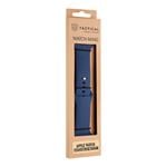 Taktický silikónový remienok 837 pre Apple Watch 1/2/3/4/5/6/7/8/9/SE 38/40/41 mm námornícka modrá