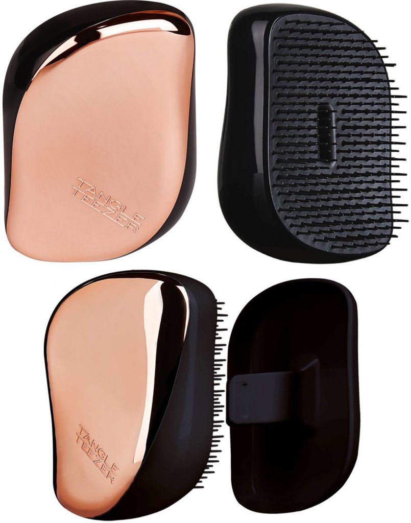 Tangle Teezer Compact Styler kartáč na vlasy Black Rose Gold