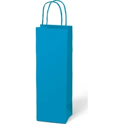 Taška dárková T12 kraft 120x360x90 modrá, 6ks