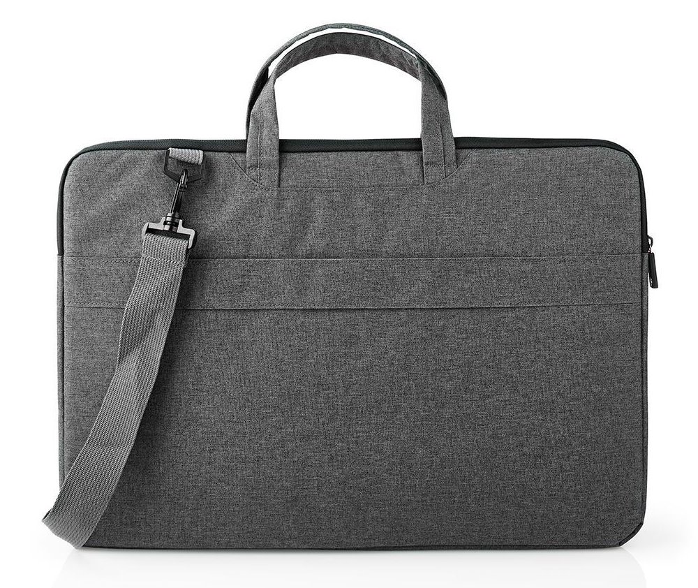 Taška na notebook NEDIS/ 17-18"/ popruh cez rameno/ 8 úložných vreciek/ čierna