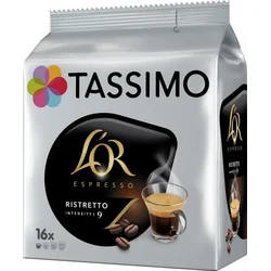 TASSIMO Kapsule pre espresso Ristretto, 16 ks