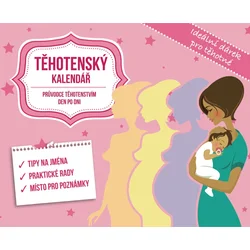 Těhotenský kalendář, 13,5 x 11 cm