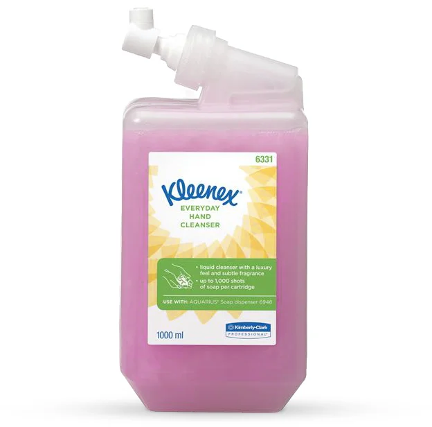 Tekuté mýdlo KLEENEX, růžová, karton = 6 x 1l lahev