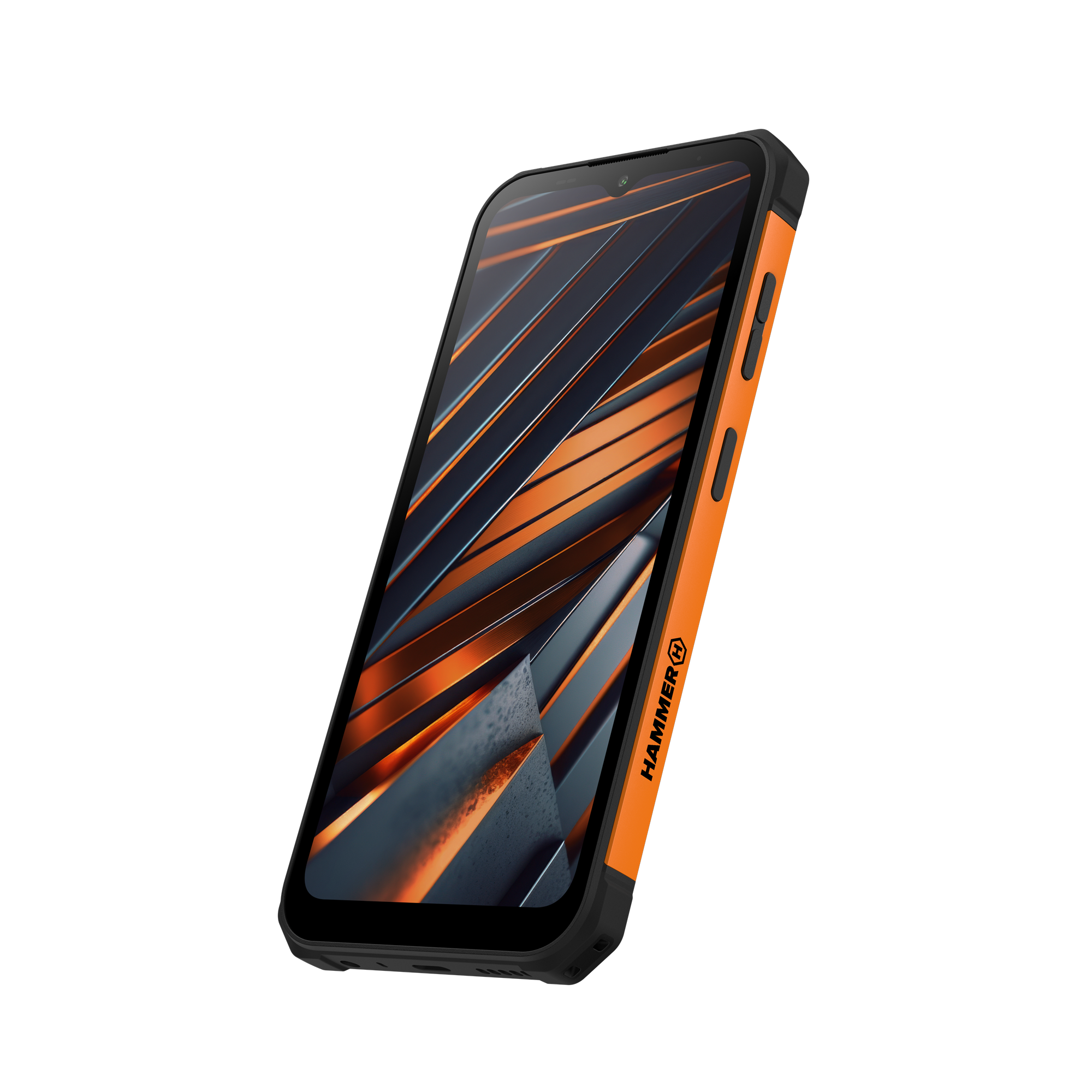 Telefón myPhone Hammer Iron Va v oranžovej farbe