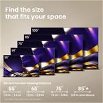 Televízor HISENSE 65U7S PRO Mini LED, 65"/165 cm, 4K Ultra HD, 120 Hz (165 Hz), HDR10+, lokálne stmievanie, DVB-T2/S2/C