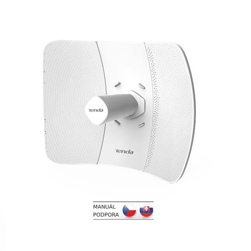 Tenda O9 Outdoor CPE 5 GHz WiFi-AC 867Mbps, 23 dBi, IP65, pasívny PoE switch adaptér, AC867