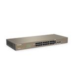 Tenda TEG1024F 24x Gigabit s SFP, 22x RJ45 2x SFP/RJ45, Fanless - bez ventilátorov, Rack , 6kV