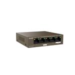 Tenda TEG1105PD PoE PD Gigabit switch, 1x PoE IN, 4x PoE OUT 802.3af, 5x 1 Gb/s, max. 30W, fanless