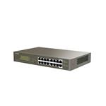 Tenda TEG1116P-16-150W PoE AT Gigabit switch 16x 1Gb/s s PoE 802.3af/at, PoE 135W,Rackmount, Fanless