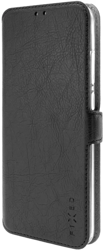 Tenké pouzdro typu kniha FIXED Topic pro Honor X8 5G/X6/70 Lite 5G, černé
