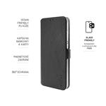 Tenké pouzdro typu kniha FIXED Topic pro Motorola Moto E22s, černé