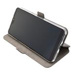 Tenké puzdro typu kniha FIXED Topic pre Samsung Galaxy A22, čierne FIXTOP-744-BK