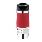 Termohrnček Bergner s protišmykovou rukoväťou 400 ml, červený
