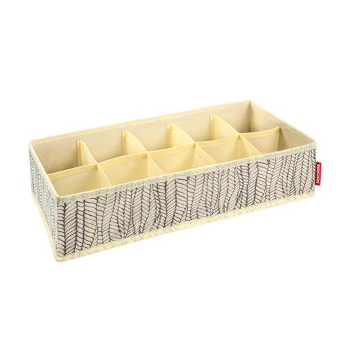 Tescoma Organizér na ponožky a spodní prádlo FANCY HOME, 40 x 18 x 10 cm, smetanová  