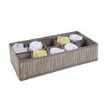 Tescoma Organizér na ponožky a spodnú bielizeň FANCY HOME, 40 x 18 x 10 cm, cappuccino