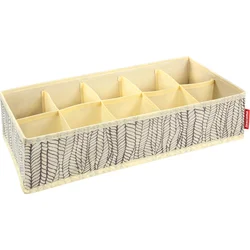 Tescoma Organizér na ponožky a spodnú bielizeň FANCY HOME, 40 x 18 x 10 cm, sivobiely