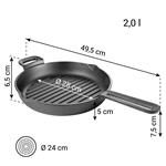 Tescoma Pánev grilovací hluboká MASSIVE, 28 cm