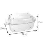 Tescoma Zapekacia misa s vekom GrandCHEF 40 x 26 cm, sklo