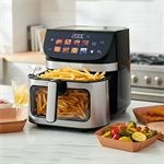 TESLA AirCook DualHeat QD464 XXL dvojitá teplovzdušná fritéza