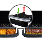 TESLA AirCook DualHeat QD575 XXL dvojitá teplovzdušná fritéza