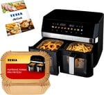 TESLA AirCook DualZone Q787 XXL Deluxe – multifunkčný digitálny fritéz s dvojitou zónou