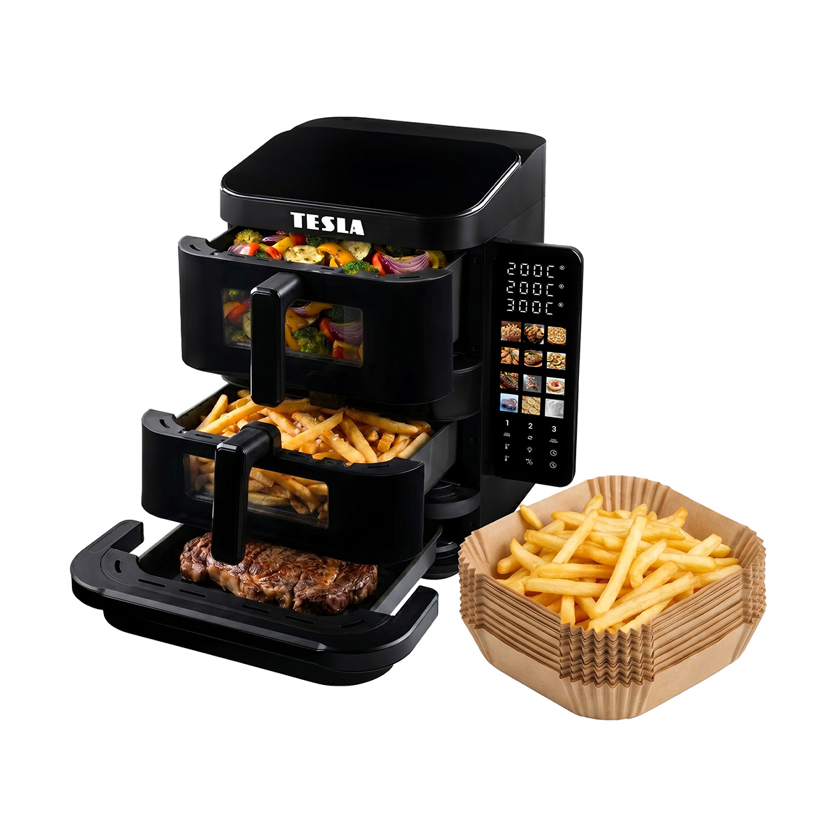 TESLA AirCook TrioZone Q636 XXL