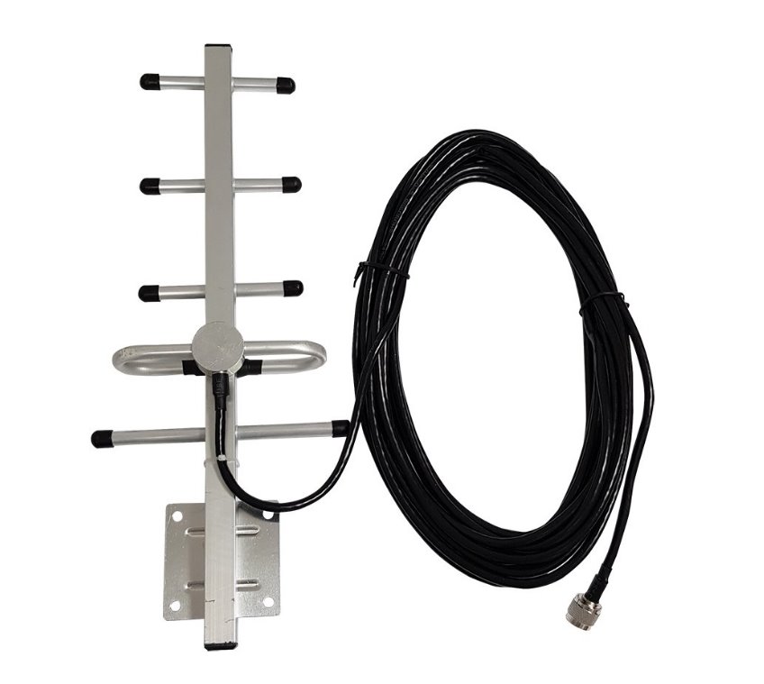 TESLA GSM-01, zesilovač/opakovač GSM signálu (900 Mhz) - sada
