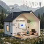 TESLA GSM-01, zosilňovač/opakovač GSM signálu (900 Mhz) - sada 8594163275594