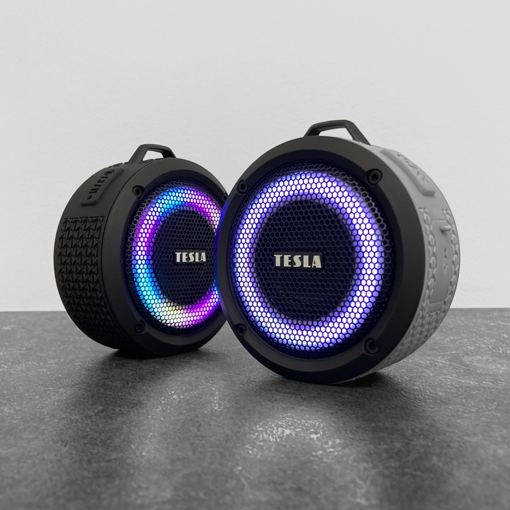 TESLA Sound BS60 – bezdrôtový Bluetooth reproduktor, sivý