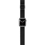 Textilný pletený remienok Epico pre Apple Watch 42/44/45 mm - olivovo zelený