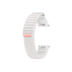 Textilný remienok Samsung pre hodinky Watch 7 veľkosti S/M ružovo-biely