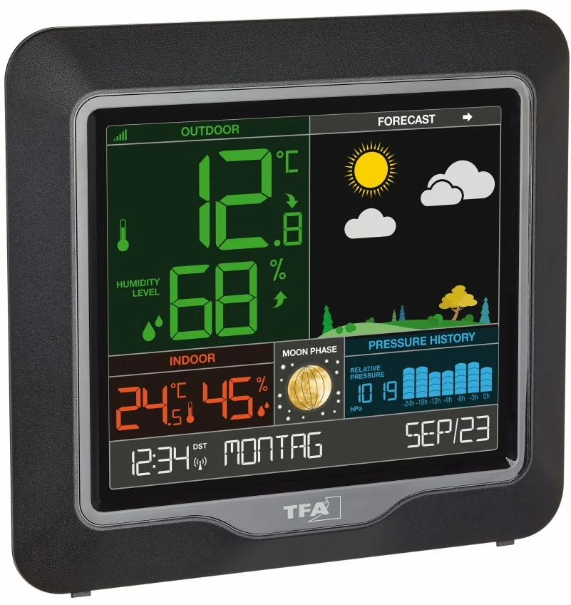 TFA bezdrôtová meteostanica s farebným displejom 35.1150.01 SEASON TFA35.1150.01