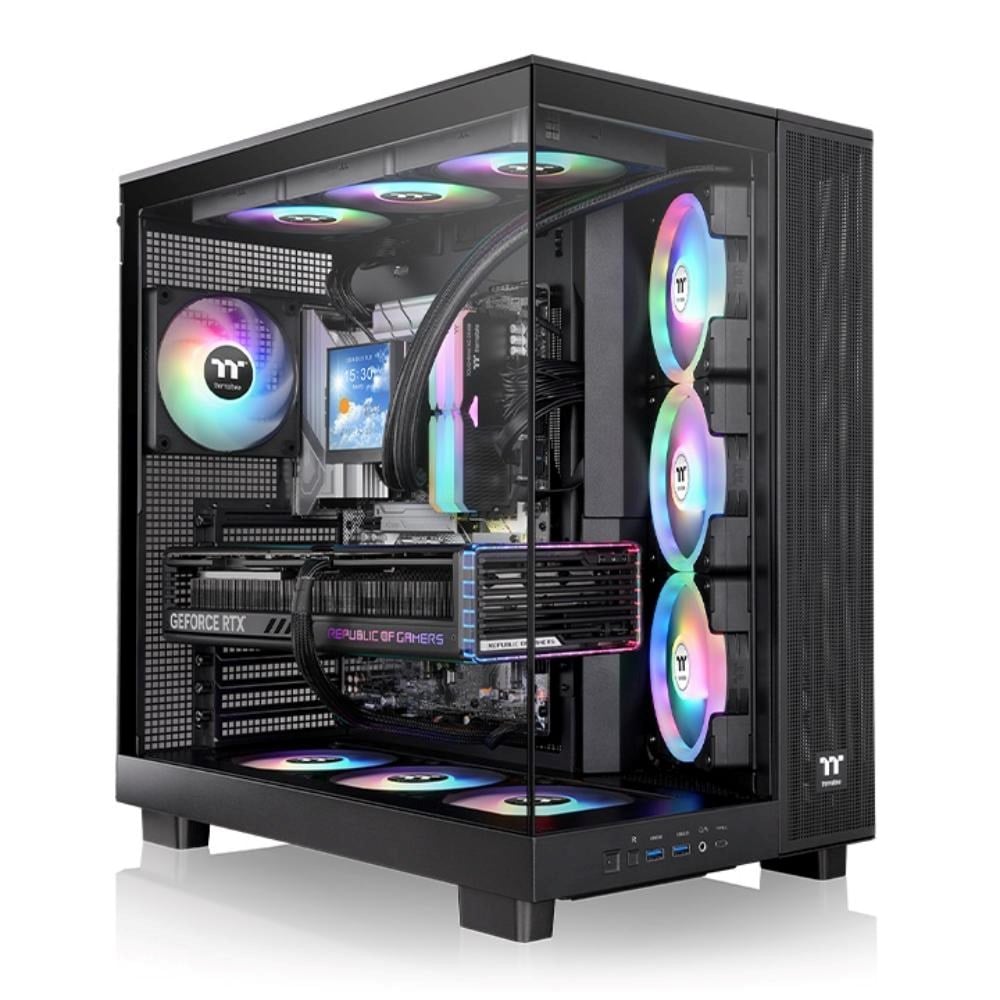 THERMALTAKE View 380 XL TG ARGB, černá