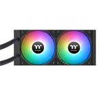 THERMALTAKE Vodní chladič LA240 ARGB, 2x120mm ARGB, LGA1851, AM5, černá