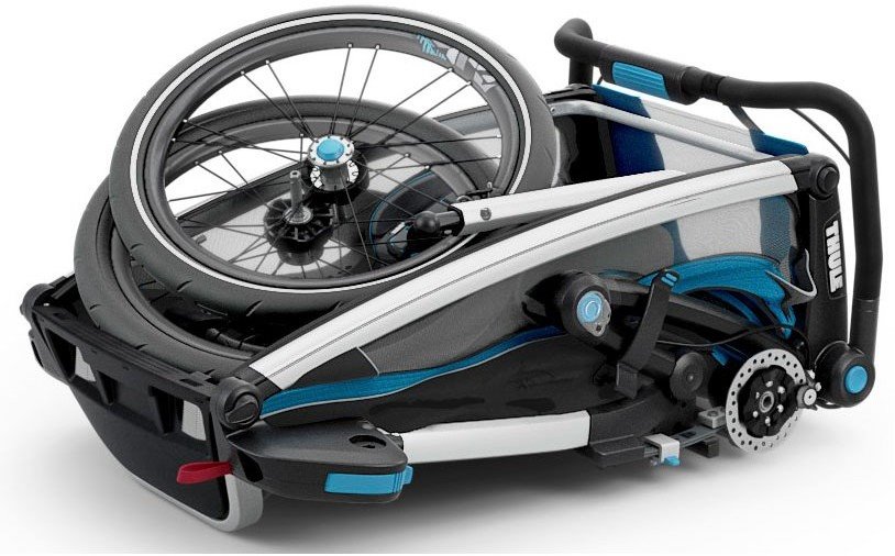thule chariot sport 1 blue