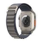 Titánové puzdro Apple Watch Ultra 2 49 mm s alpskou modrou napäťou - Stredné