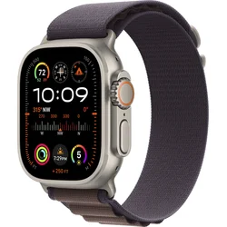 Titánové puzdro Apple Watch Ultra 2 49 mm s napínačom Indigo Alpine - Malé
